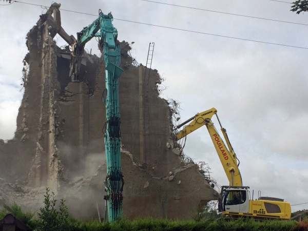démolition silo Chartres - Poullard